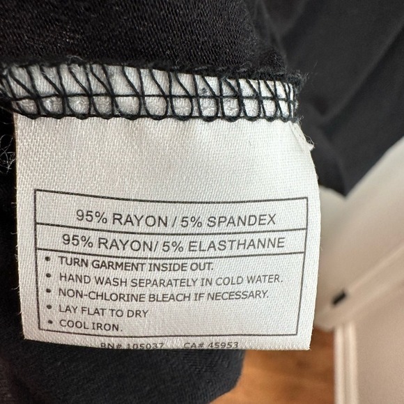 Ariat Black Long Sleeve Top XL Lace Detail Studded Accents Casual - Picture 6 of 7